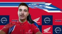 Pembalap Team HRC Iker Lecuona. (Tangkapan Layar Zoom)