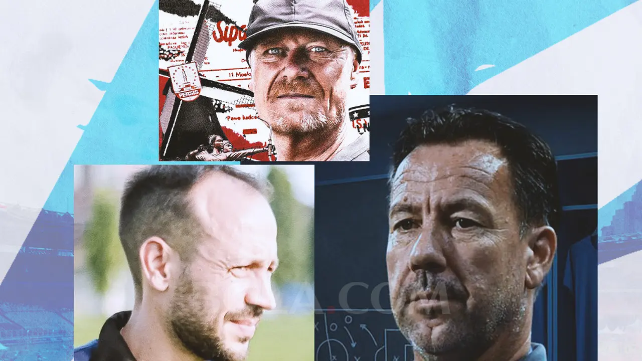 Ilustrasi - Pelatih baru Liga 1 Mario Lemos, Peter de Roo, Jean-Paul van Gastel