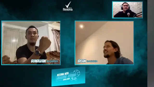 Irfan Bachdim Menang Tipis 3-2 Atas Gunawan di Rexona Men Soccer Stars Challenge