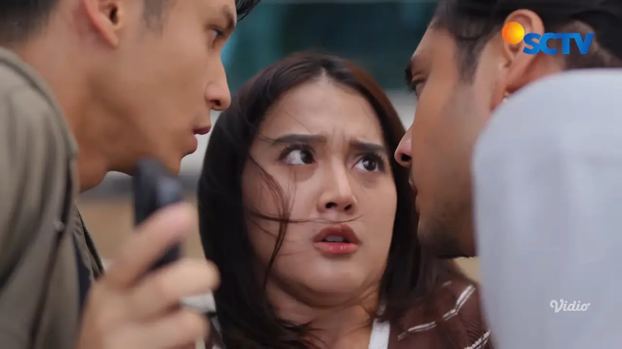 Antonio Blanco, Esta Pramanita, dan Giorgino Abraham dalam sinetron SCTV Putri Pewaris. (dok SCTV)