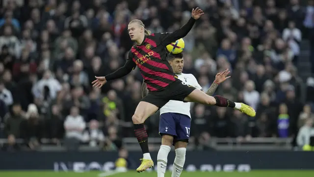 Hasil Liga Inggris Tottenham vs Manchester City