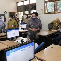 Mendikbudristek Nadiem Makarim nyatakan 42 dari 95 persen sekolah di Indonesia telah gelar PTM terbatas (Instagram/nadiemmakarim)