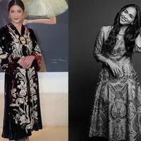 Intip gaya Franka Makarim dan Loemongga Haoemasan yang disebut sebagai istri menteri yang modis (@frankamakarim @loemongga)