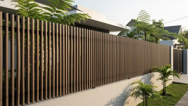 Model Pagar Depan Klasik yang Cocok untuk Rumah Minimalis/ Ilustrasi AI
