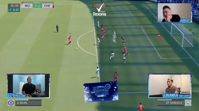 Gunawan Dwi Cahyo vs Egy Maulana Vikri di Soccer Stars Challenge 2.0