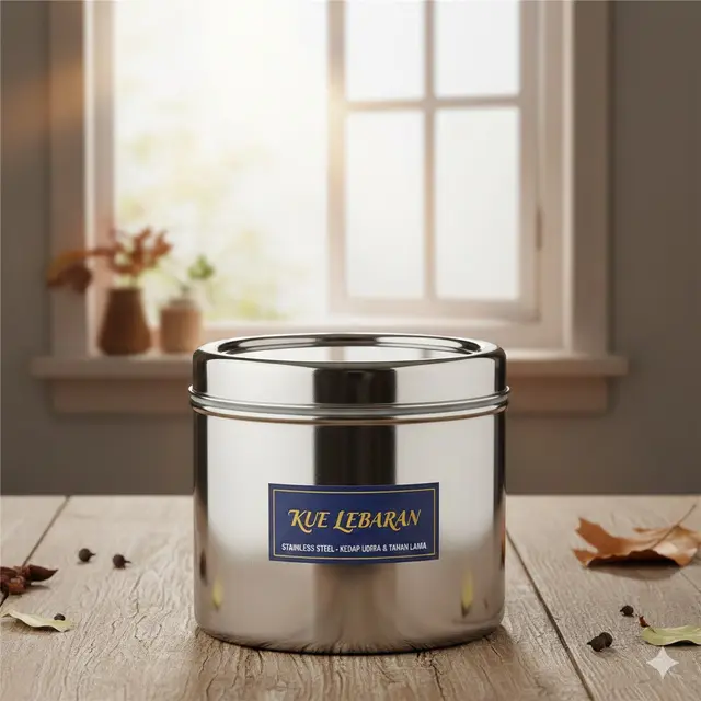 Toples lebaran bahan Stainless Steel (Gemini AI)