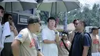 Mantan pelatih Timnas Indonesia, Shin Tae-yong bersiap melakukan syuting film Ghost Soccer: Bola Mati yang berlangsung di Cisalak, Subang, Jawa Barat pada Minggu (19/01/2025). (Bola.com/Rivo Falah Naufal)