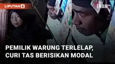 Aksi nekat maling curi tas ibu pemilik warung kelontong terekam kamera CCTV