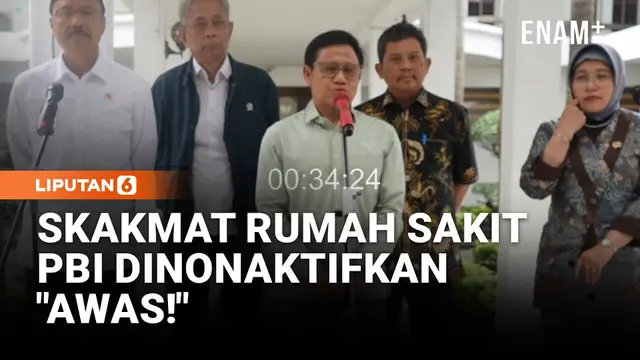 Menko Cak Imin Skakmat Rumah Sakit Soal PBI Dinonaktifkan: Harus Menerima, Awas Ada BPJS!