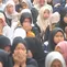 Kegiatan doa bersama ini dalam rangka memperingati Hari Santri Nasional yang jatuh setiap tanggal 22 Oktober. (merdeka.com/Arie Basuki)
