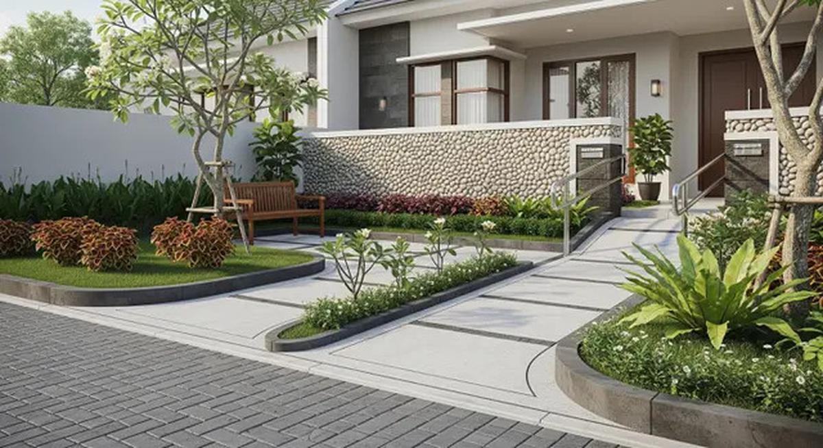 8 Ide Halaman Depan Rumah yang Mudah Dirawat oleh Lansia, Beri Kenyamanan di Keseharian