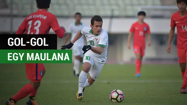 Berita video gol-gol gelandang Timnas Indonesia U-19, Egy Maulana Vikri, di Kualifikasi Piala Asia U-19 2018 di Paju, Korea Selatan.