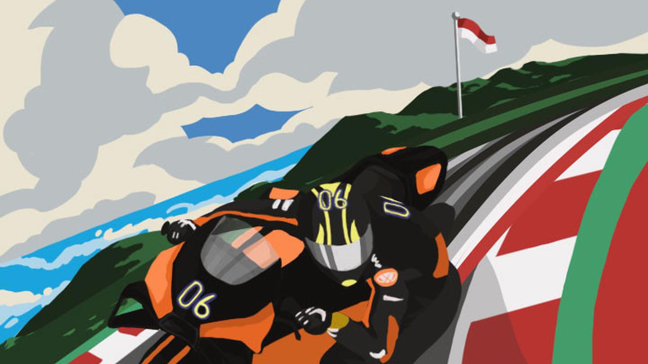 MotoGP - Ilustrasi Sirkuit Mandalika