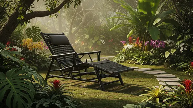 Tempat Duduk Kebun dari Bambu