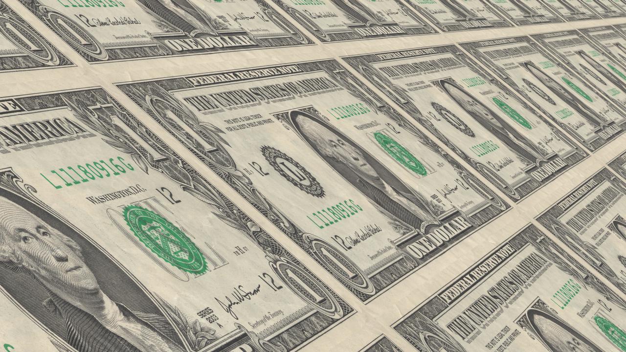 Ilustrasi pendanaan startup, funding startup, dolar, uang dolar, uang