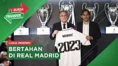 Berita video bursa transfer, Luka Modric perpanjang kontrak lagi di Real Madrid.