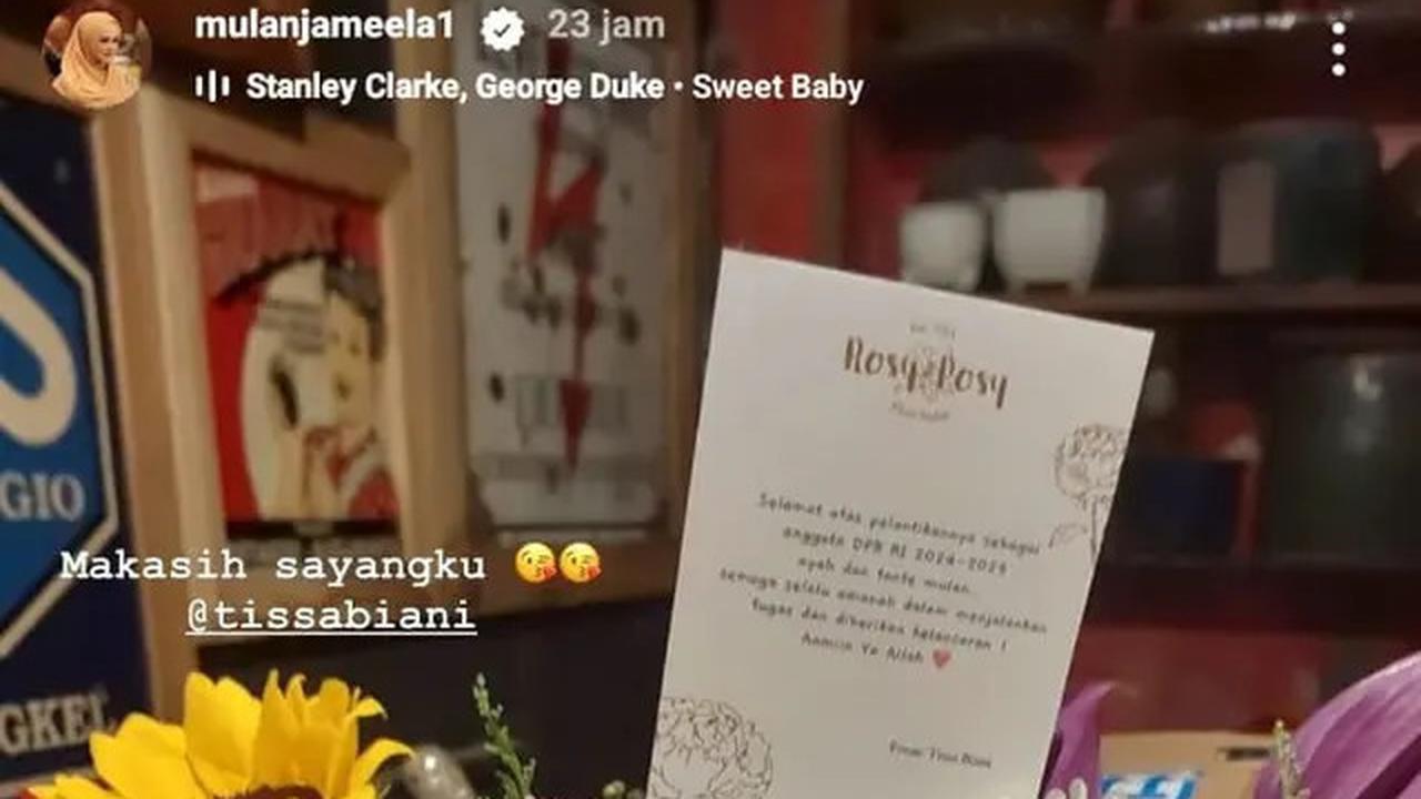 Usai Dilantik Jadi Anggota DPR RI, Ahmad Dhani dan Mulan Jameela Dapat Kado Istimewa Dari Syifa Hadju