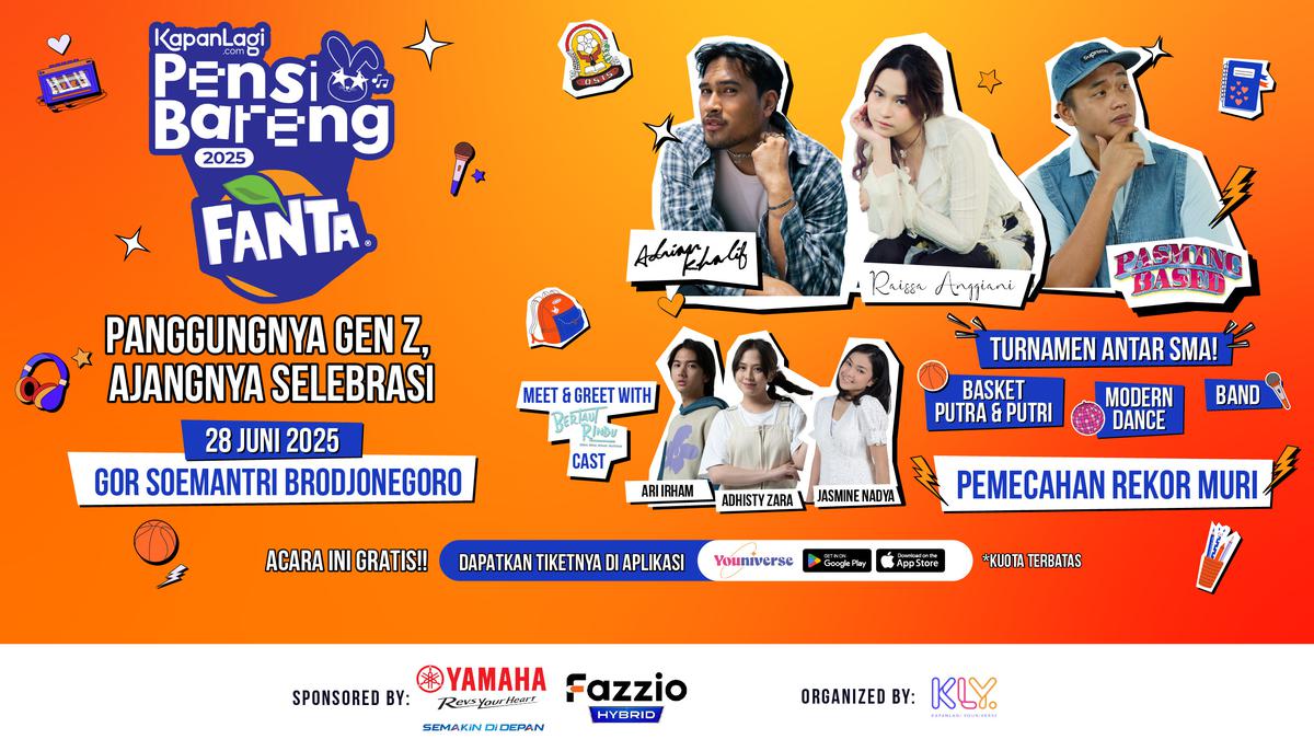 Gratis! Daftar via Youniverse dan Jadi Bagian dari Pemecahan Rekor MURI di KapanLagi Pensi Bareng FANTA 2025