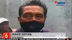 Kobaran api membakar seluruh bagian mobil di Jalan Sukomanunggal, Surabaya, setelah mengalami mati mesin. Petugas damkar segera datang, dan langsung memadamkan api dengan satu unit mobil damkar.