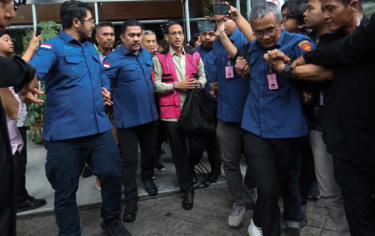 FOTO: Sidang Korupsi Chromebook, Jaksa Tolak Eksepsi Nadiem