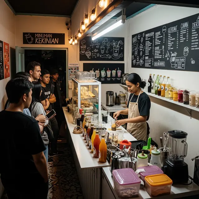 Jualan Minuman Kekinian
