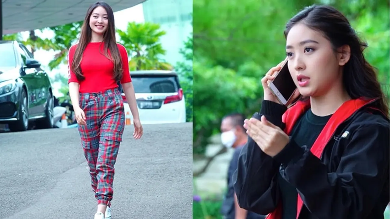 6 Gaya OOTD Natasha Wilona saat Berperan Jadi Cahaya, Bak Cewek Korea