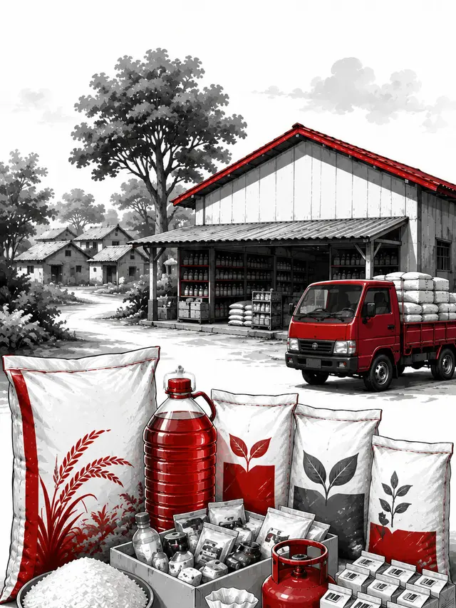 Infografis 10 Barang Terlaris di Kopdes.