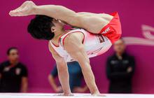 FOTO: Aksi Daiki Hashimoto Cetak Hattrick Emas di Kejuaraan Dunia Gimnastik Jakarta