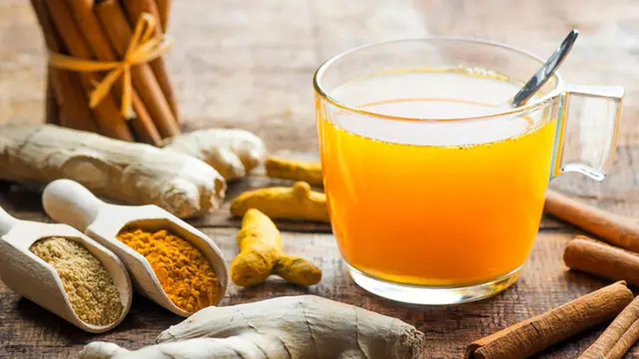 minuman teh jahe kunyit lemon
