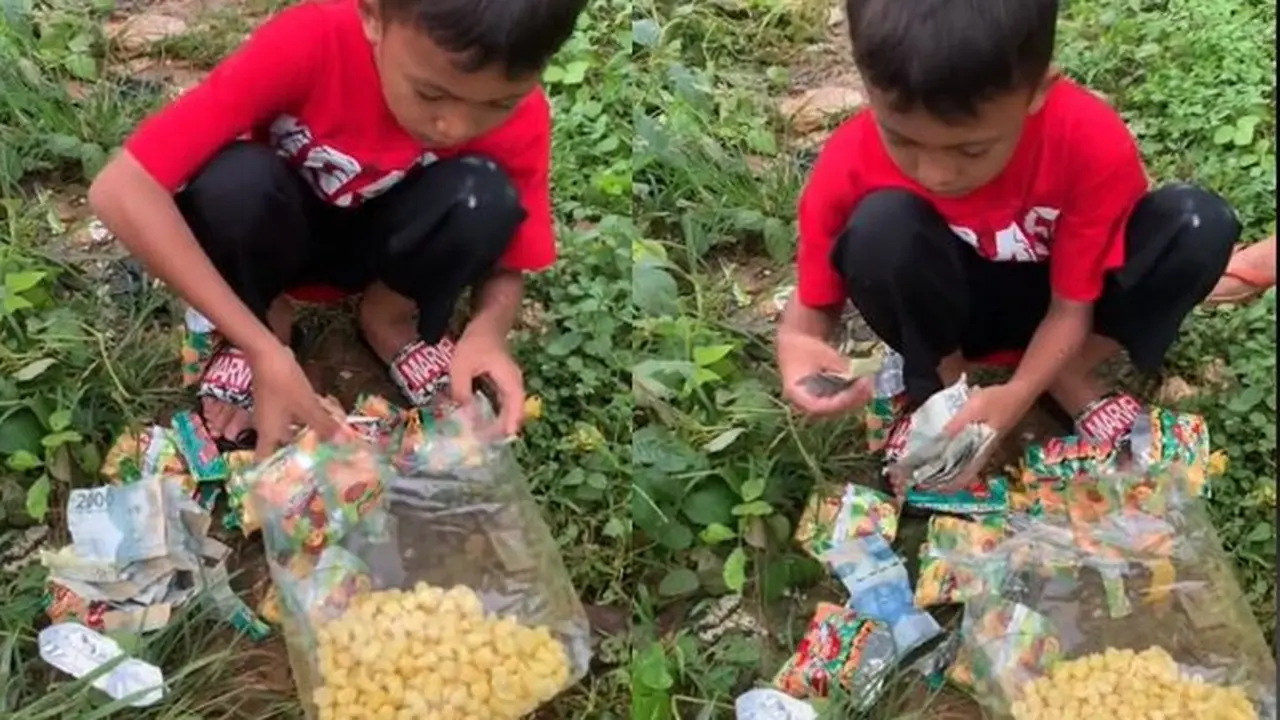 Viral Bocah Panen Rezeki dari Jajan Berhadiah, Modal Rp 5 Ribu Dapat Rp 69 Ribu