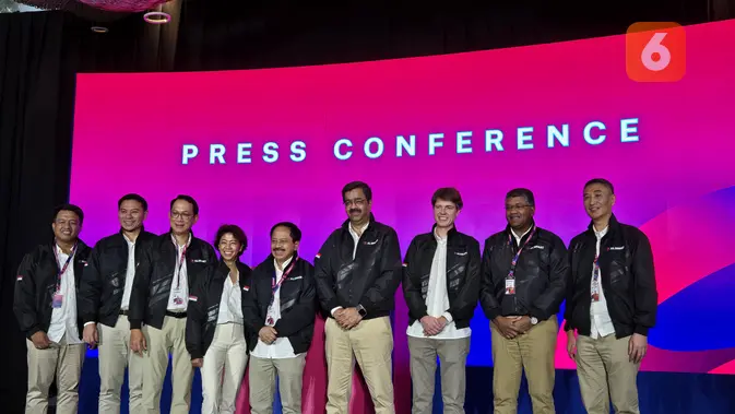 <p>Jajaran Direksi XLSmart. (Liputan6.com/ Agustin Setyo Wardani)</p>