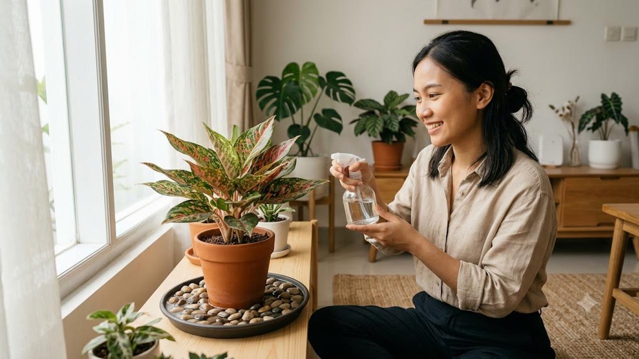 Cara Membuat Aglaonema Lebih Berwarna