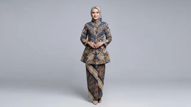 Desain Blouse Batik Lebaran Kekinian yang Cocok untuk Celana atau Rok Shanghai