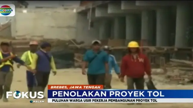 Saluran Irigasi Terganggu, Warga Usir Paksa Pekerja Proyek Tol Pejagan-Pemalang