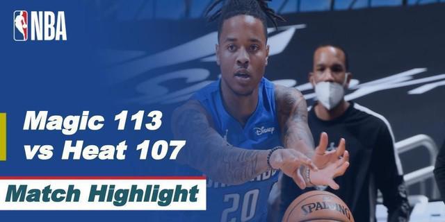 VIDEO: Highlights NBA, Miami Heat Kalah dari Orlando Magic 107-113