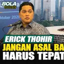 Erick Thohir Minta Pusat dan Daerah Sinkronkan Program Olahraga, Pembangunan Fasilitas Harus Sesuai Kebutuhan