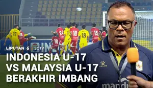 Laga Debut David Nascimento, Timnas Indonesia U-17 Ditahan Malaysia U-17