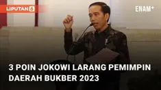 Jokowi melarang pejabat negara menyelenggarakan kegiatan bukber selama Ramadhan 1444 H. Presiden Jokowi mengatur larangan ini disahkan oleh Sekretaris Kabinet (21/03/2023)