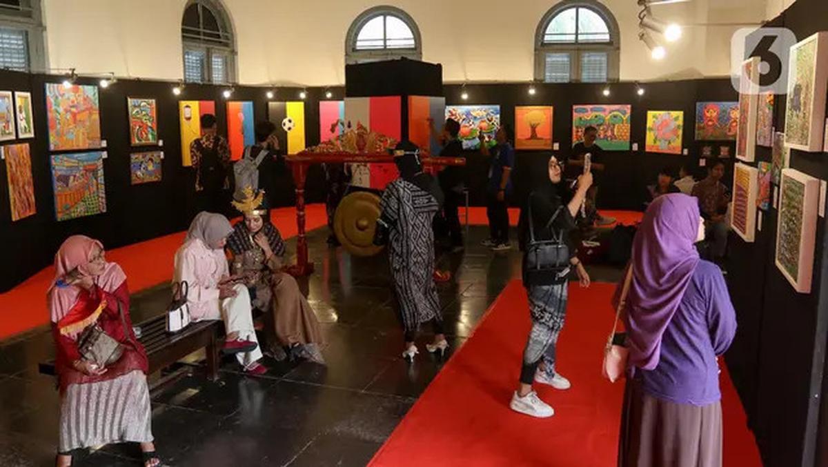 Semarakkan Peringatan Harkitnas ke-117, 80 Karya dari 60 Seniman Berkebutuhan Khusus Dipamerkan di Museum Kebangkitan Nasional