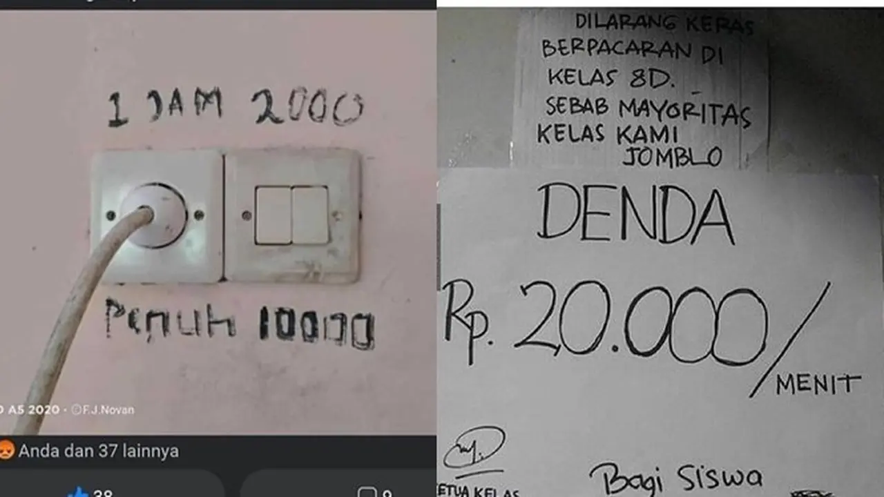 6 Peraturan di Kelas Ini Kocak Banget, Penuh Perhitungan