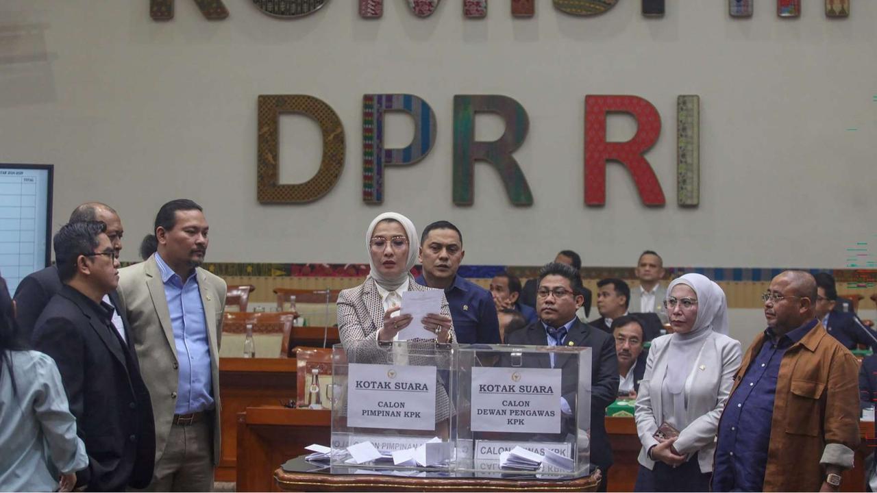 VIDEO: Tok! DPR Tetapkan Nama-Nama Pimpinan dan Dewas KPK Baru, Ini Hasil Pollingnya