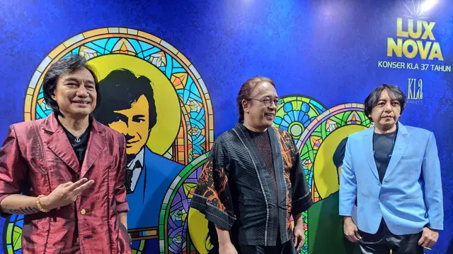 KLa Project menggelar konser ke 37 tahun bertajuk LUX NOVA di Balai Sarbini, Jakarta Pusat, Sabtu 7 Februari 2026. (Liputan6.com/ Mevi Linawati)