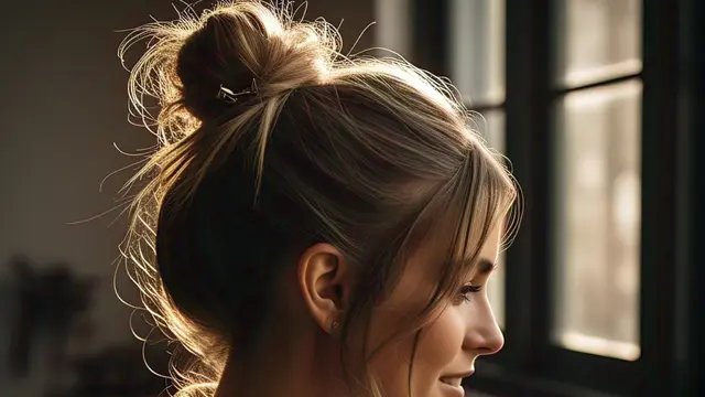 Model Sanggul Modern dengan Rambut Sendiri