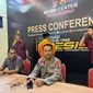 Polda Gorontalo saat melakukan Konferensi Pers dugaan korupsi benteng otanaha (Arfandi Ibrahim/Liputan6.com)