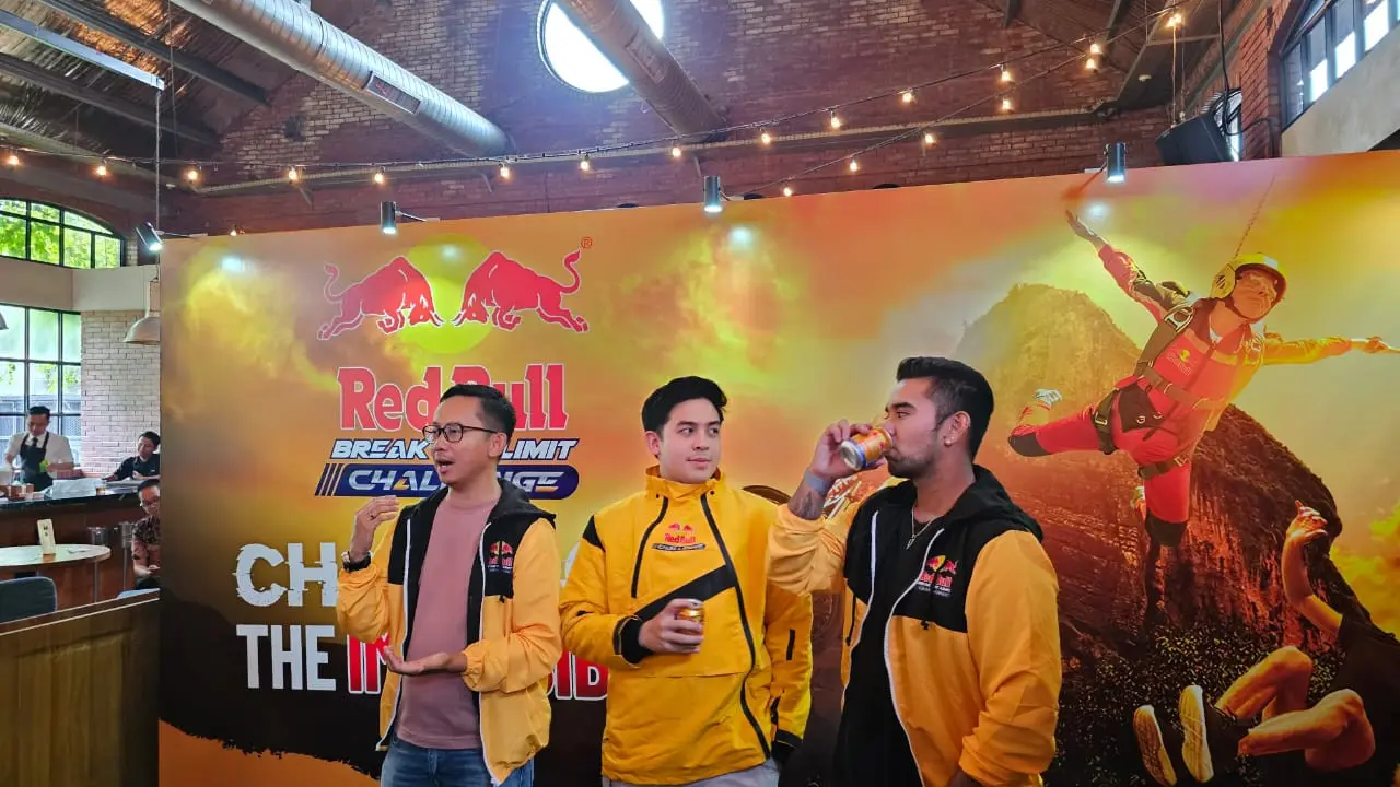 Jerome Polin di acara Red Bull the Limit Challenge
