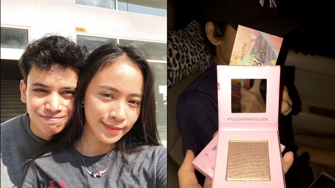 Viral pria hadiahkan make up untuk pacar