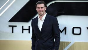 Gareth Bale berpose di karpet merah saat tiba di Premier Eropa F1 The Movie, di Cineworld Leicester Square, London pusat, pada 23 Juni 2025. (HENRY NICHOLLS/AFP)