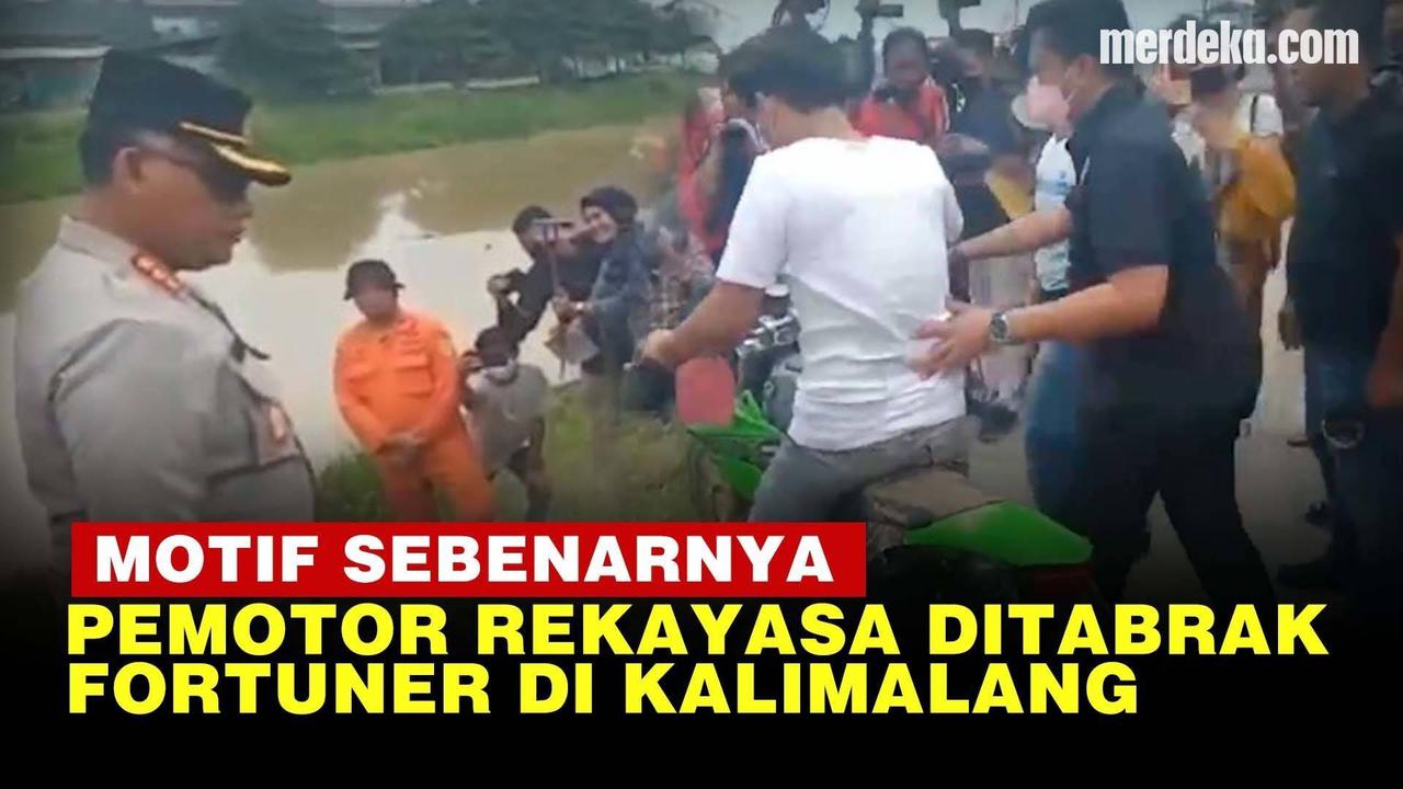 VIDEO: Rekayasa Pemotor Ditabrak Fortuner di Kalimalang Demi Klaim Asuransi