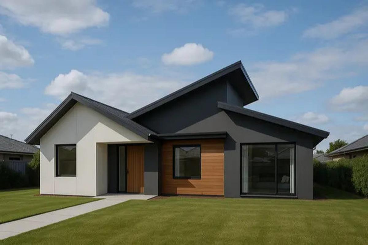 6 Rumah Minimalis 1 Lantai Atap Miring, Bikin Hunian Tampak Elegan