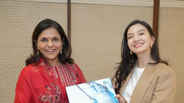 Potret Raline Shah Lakukan Kunjungan Kerja ke India (credit: instagram/ralineshah)